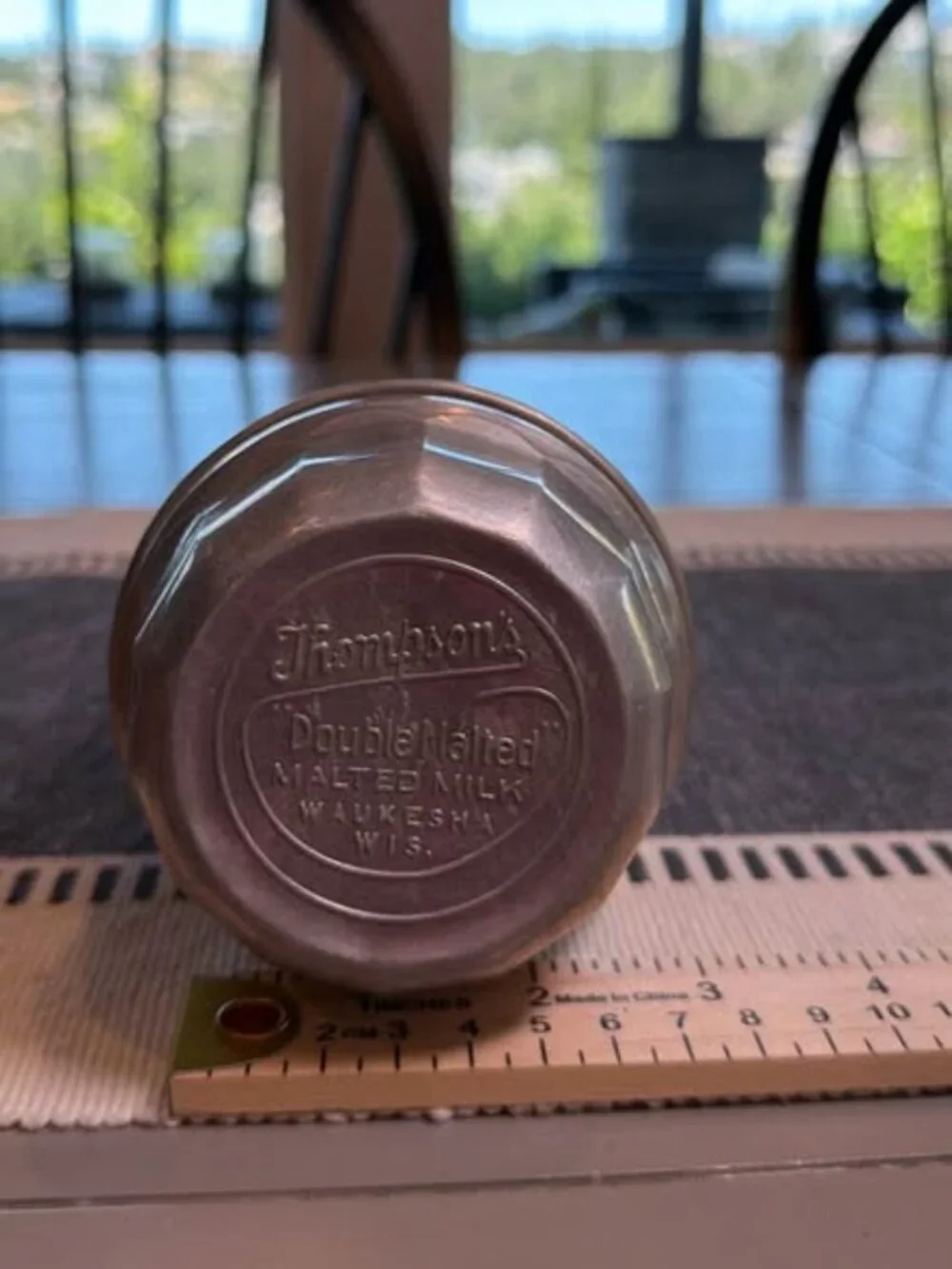 Vintage Thompson's Double Malted Milk Shaker Waukesha Wis.